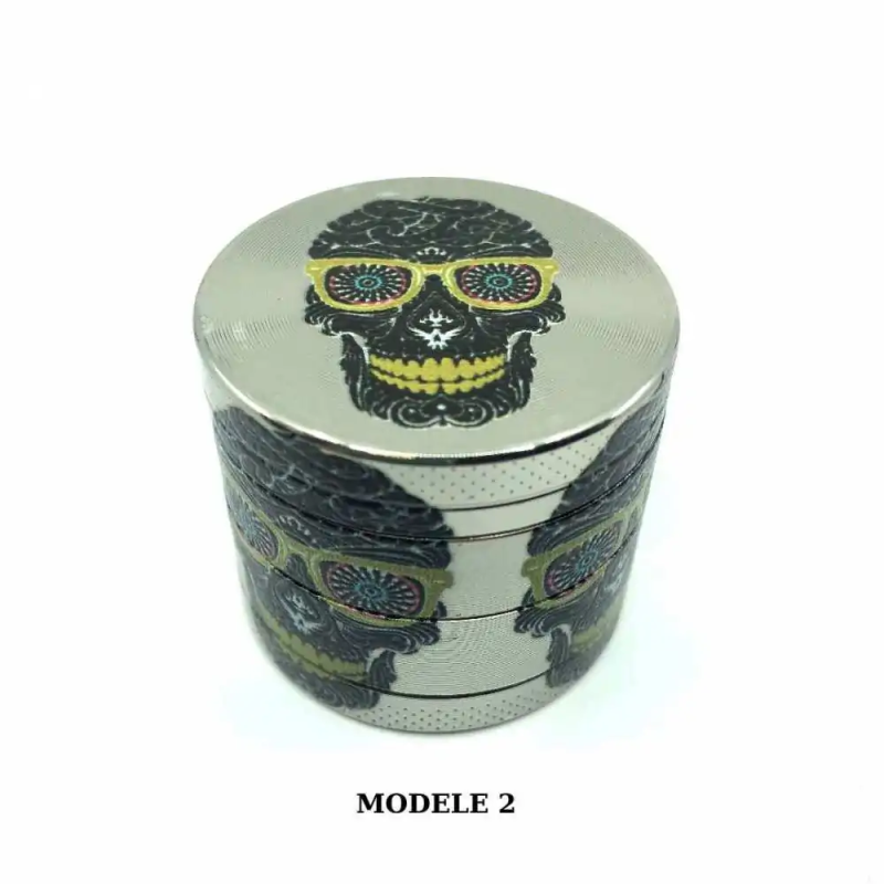 Grinder 40mm hippie skull | CHAMP HIGH