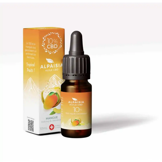 Huile CBD 10% broad spectrum mangue/ alpaisia