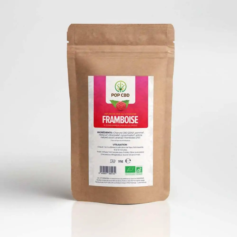 Infusion Chanvre Framboise (Pop CBD)
